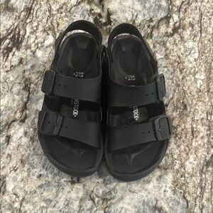 Birkenstock Black Sandals Rugged Outdoor Design